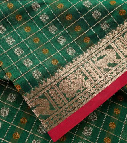 PMK 1000 BUTTA SILK COT SAREES